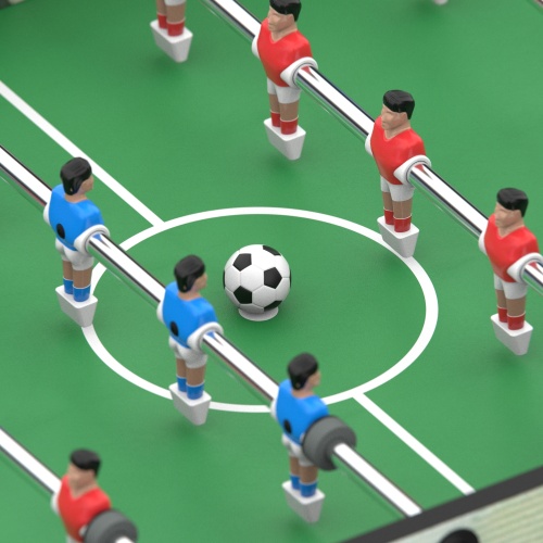 Игровой стол - футбол DFC GRANADA складной GS-ST-1470 фото 8