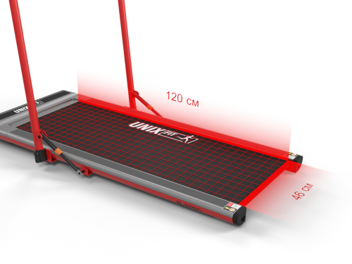 Беговая дорожка UNIX Fit R-300C Red фото 7