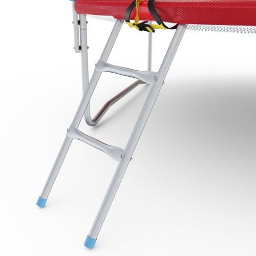 Батут с сеткой DFC PELPO 8ft с лестницей, RED фото 9 Батут с сеткой DFC PELPO 8ft с лестницей, RED фото 9