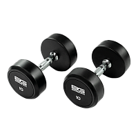BRONZE GYM BG-PA-DB-R100 Гантель обрезиненная 10 кг