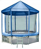 Батут Optifit Like Blue 16ft с синей крышей