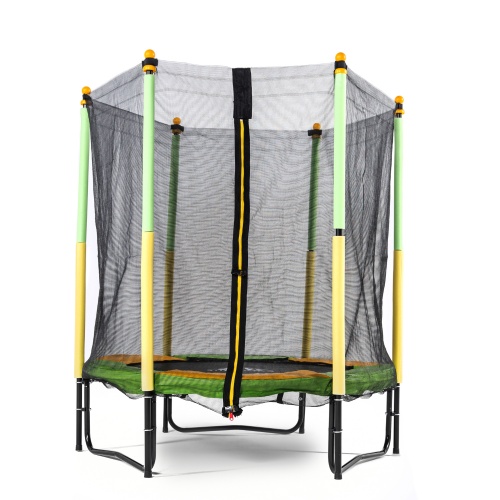 Батут DFC JUMP KIDS 55" зелено-желтый фото 3 Батут DFC JUMP KIDS 55" зелено-желтый фото 3