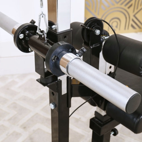 Скамья с вертикальной и горизонтальной тягой Powertec фото 5 Скамья с вертикальной и горизонтальной тягой Powertec фото 5