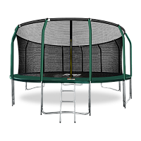 ARLAND Батут премиум 16FT с внутренней страховочной сеткой и лестницей (Dark green) (ТЕМНО-ЗЕЛЕНЫЙ)