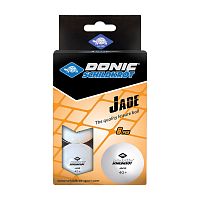 Мячики для н/тенниса DONIC JADE 40+, 6 штук, белый