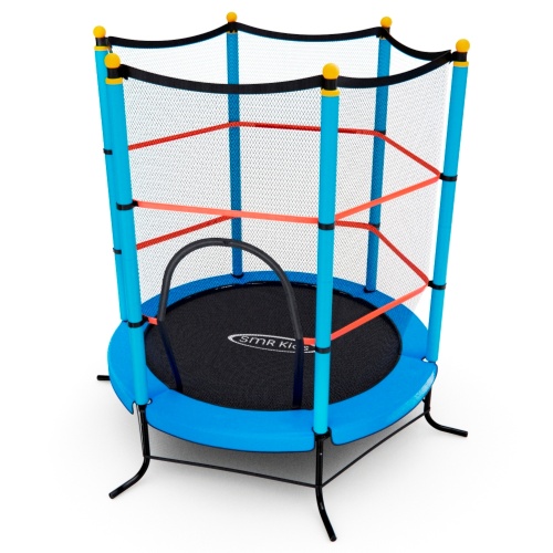 Батут детский DFC SMRKIDS 55" с сеткой, BLUE Батут детский DFC SMRKIDS 55" с сеткой, BLUE