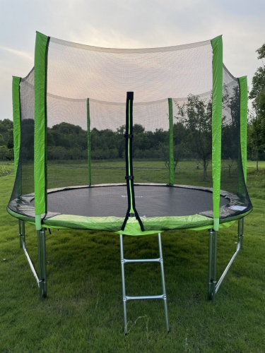 Батут FunFit 8 FT 252 см PRO зеленый фото 11 Батут FunFit 8 FT 252 см PRO зеленый фото 11