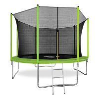 ARLAND Батут 12FT с внутренней страховочной сеткой и лестницей (Light green) (СВЕТЛО-ЗЕЛЕНЫЙ)