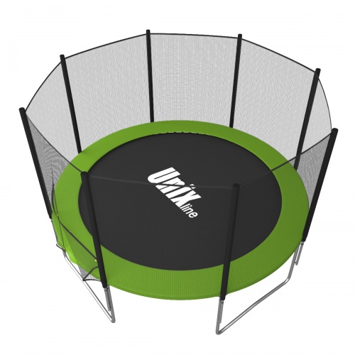 Батут UNIX line Simple 8 ft Green (outside) фото 3 Батут UNIX line Simple 8 ft Green (outside) фото 3