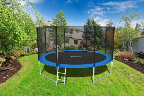 Батут FunFit 435 см - 14ft синий фото 9
