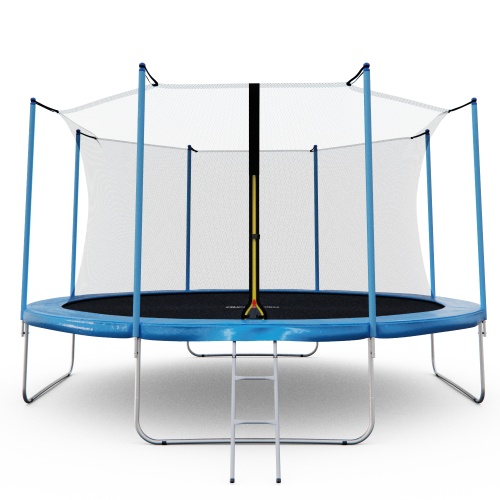 Батут каркасный с сеткой DFC Kondition 14 ft с лестницей фото 3 Батут каркасный с сеткой DFC Kondition 14 ft с лестницей фото 3