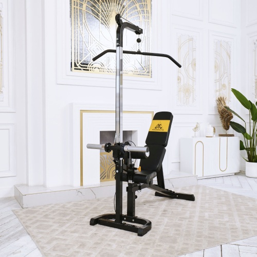 Скамья с вертикальной и горизонтальной тягой Powertec фото 4 Скамья с вертикальной и горизонтальной тягой Powertec фото 4