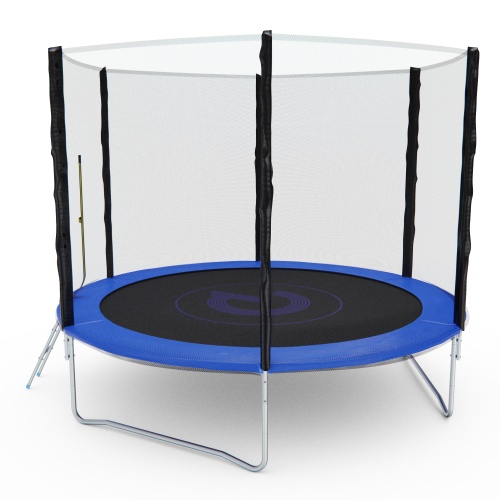 Батут с сеткой DFC PELPO 10ft с лестницей, BLUE фото 4 Батут с сеткой DFC PELPO 10ft с лестницей, BLUE фото 4