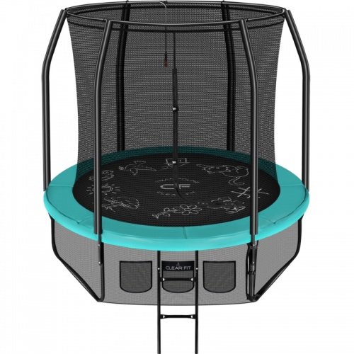 Каркасный батут Clear Fit FamilyHop 8Ft фото 4 Каркасный батут Clear Fit FamilyHop 8Ft фото 4