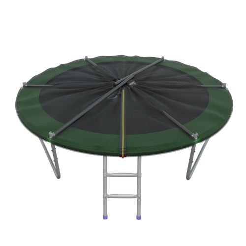 EVO JUMP External 8ft (Green) Батут СКЛАДНОЙ с внешней сеткой и лестницей, диаметр 8ft (зеленый) фото 2 EVO JUMP External 8ft (Green) Батут СКЛАДНОЙ с внешней сеткой и лестницей, диаметр 8ft (зеленый) фото 2