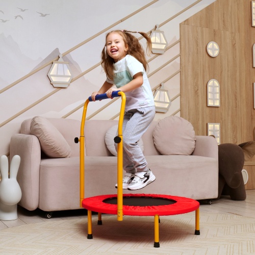 Батут DFC Trampoline Fitness 32 дюйма б/сетки (81см), поручень фото 9