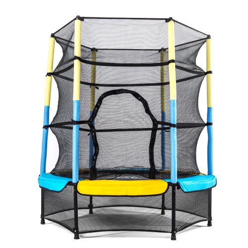 Батут DFC JUMP KIDS 55" желто-синий фото 3 Батут DFC JUMP KIDS 55" желто-синий фото 3