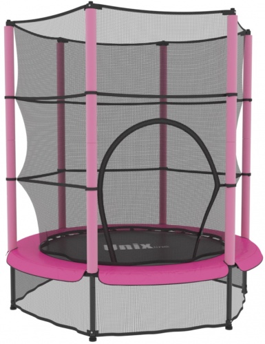 Батут UNIX line Kids 4,6 ft Pink (140 cm) Батут UNIX line Kids 4,6 ft Pink (140 cm)