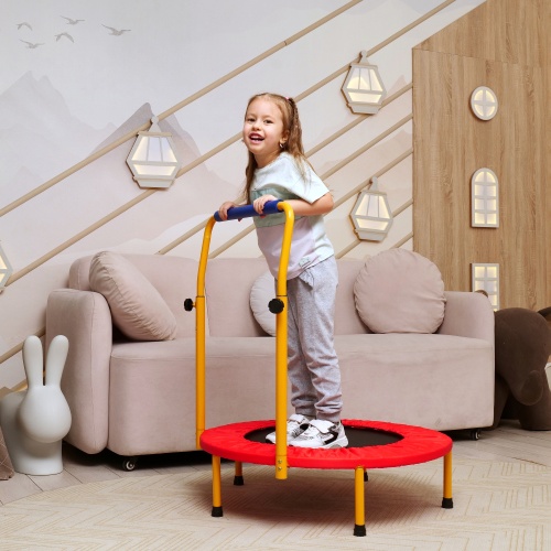 Батут DFC Trampoline Fitness 32 дюйма б/сетки (81см), поручень фото 8