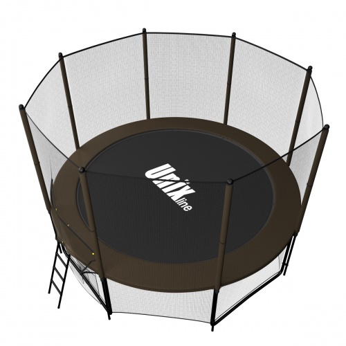 Батут UNIX line Black&Brown 8 ft (outside) фото 3 Батут UNIX line Black&Brown 8 ft (outside) фото 3