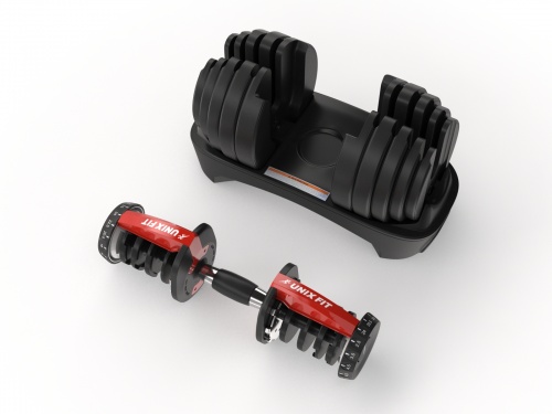 Гантель со ступенчатой регулировкой Unixfit 24kg фото 4
