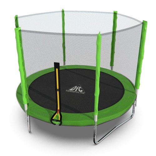 Батут DFC Trampoline Fitness с сеткой 8ft Батут DFC Trampoline Fitness с сеткой 8ft
