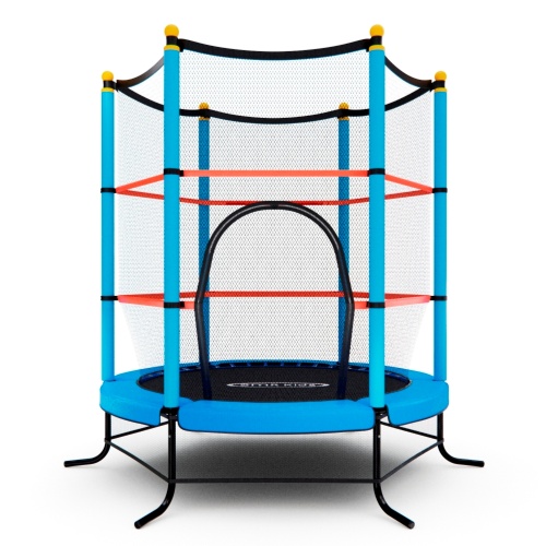 Батут детский DFC SMRKIDS 55" с сеткой, BLUE фото 7 Батут детский DFC SMRKIDS 55" с сеткой, BLUE фото 7