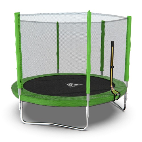 Батут DFC Trampoline Fitness с сеткой 8ft фото 4 Батут DFC Trampoline Fitness с сеткой 8ft фото 4