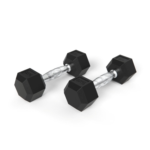 Гантели DFC Гексагональные, 2 шт. по 8 кг фото 3 Гантели DFC Гексагональные, 2 шт. по 8 кг фото 3