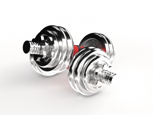 Набор гантелей UNIXFIT в кейсе 15kg фото 4