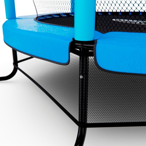 Батут детский DFC SMRKIDS 55" с сеткой, BLUE фото 5 Батут детский DFC SMRKIDS 55" с сеткой, BLUE фото 5