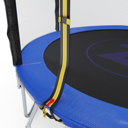 Батут с сеткой DFC PELPO 8ft с лестницей, BLUE фото 7 Батут с сеткой DFC PELPO 8ft с лестницей, BLUE фото 7