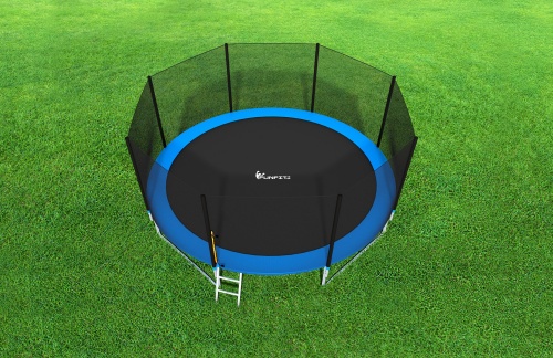 Батут FunFit 435 см - 14ft синий фото 8