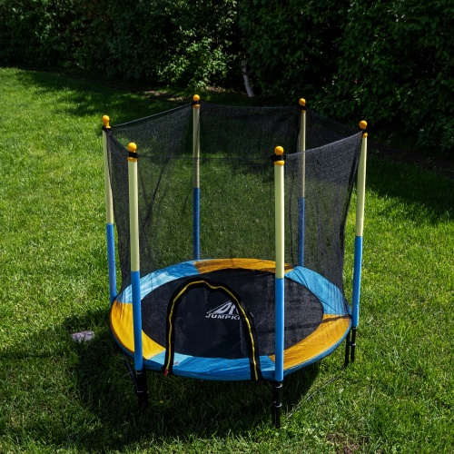 Батут DFC JUMP KIDS 60" желто-синий фото 3 Батут DFC JUMP KIDS 60" желто-синий фото 3