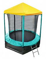 Батут Optifit Like Green 6ft с желтой крышей