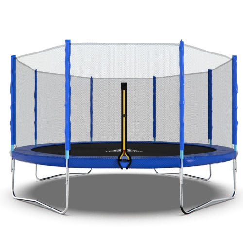 Батут DFC Trampoline Fitness с сеткой 14ft фото 3