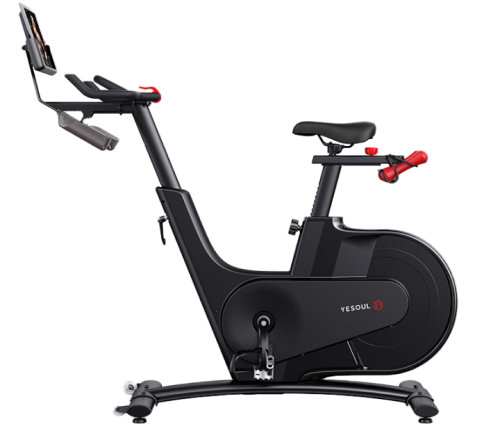 Велотренажер YESOUL Smart Spinning bike V1 белый фото 3