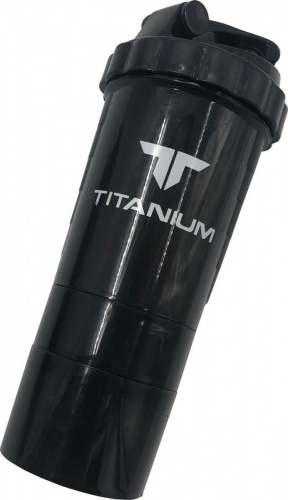 Шейкер 0,5 л, TITANIUM, черный Шейкер 0,5 л, TITANIUM, черный