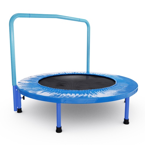 Батут с поручнем DFC JUMPFIT 36'' синий фото 3