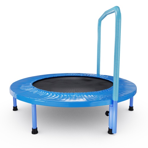 Батут с поручнем DFC JUMPFIT 36'' синий фото 4