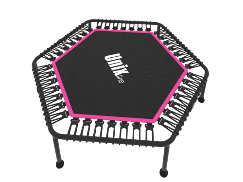 Батут UNIX Line FITNESS Lite Pink (130 cm) фото 4