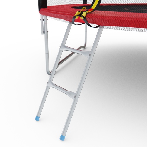 Батут с сеткой DFC PELPO 10ft с лестницей, RED фото 9