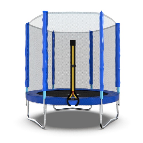 Батут DFC Trampoline Fitness с сеткой 6ft фото 3