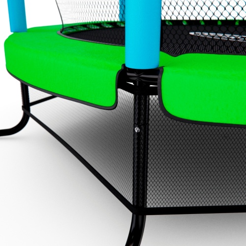 Батут детский DFC SMRKIDS 55" с сеткой, GREEN фото 5 Батут детский DFC SMRKIDS 55" с сеткой, GREEN фото 5