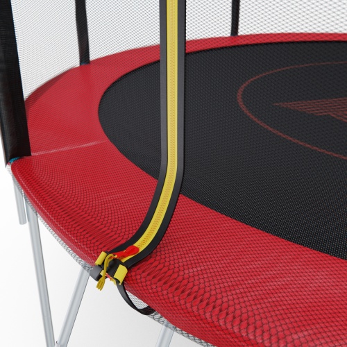 Батут с сеткой DFC PELPO 12ft с лестницей, RED фото 7 Батут с сеткой DFC PELPO 12ft с лестницей, RED фото 7